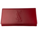 Portefeuille en cuir rouge Yves Saint Laurent
