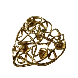[9] Broche en métal Yves Saint Laurent